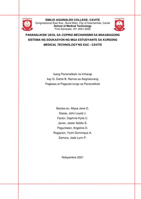 pananaliksik tungkol sa mababang marka pdf|(PDF) PANANALIKSIK UKOL SA COPING MECHANISMS SA .